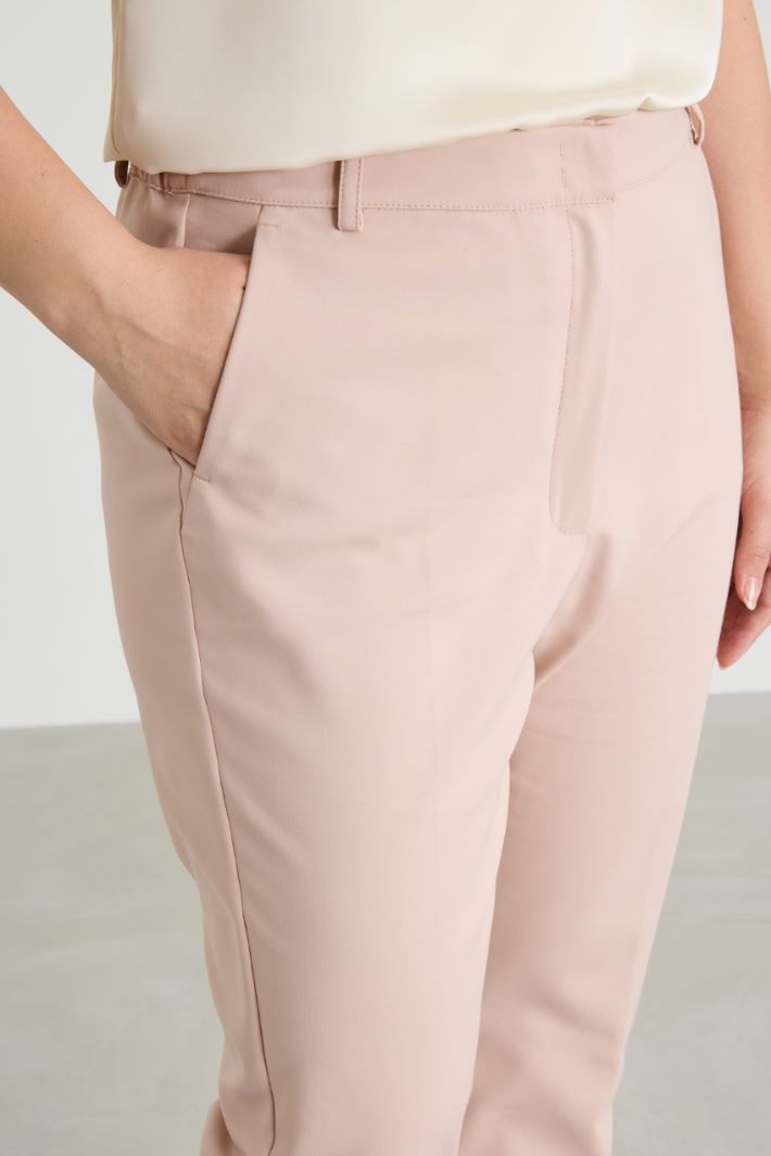 Stretch cotton trousers Intrend - 4