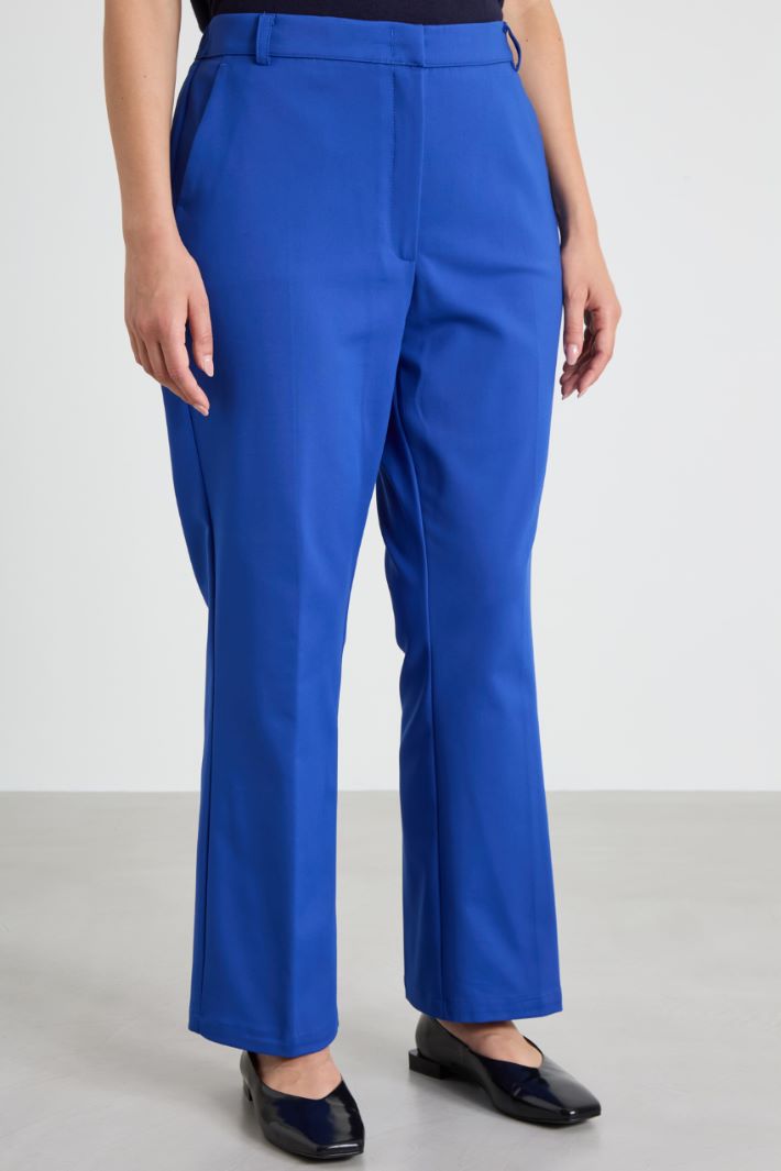 Stretch cotton trousers Intrend - 2