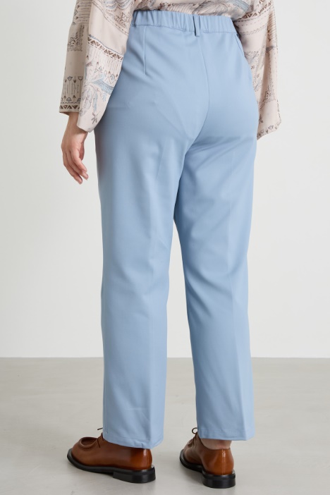 Pantaloni in cotone stretch