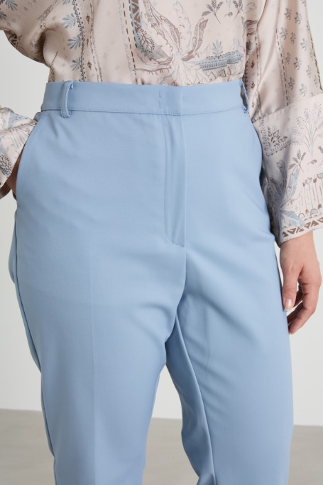 Pantaloni in cotone stretch