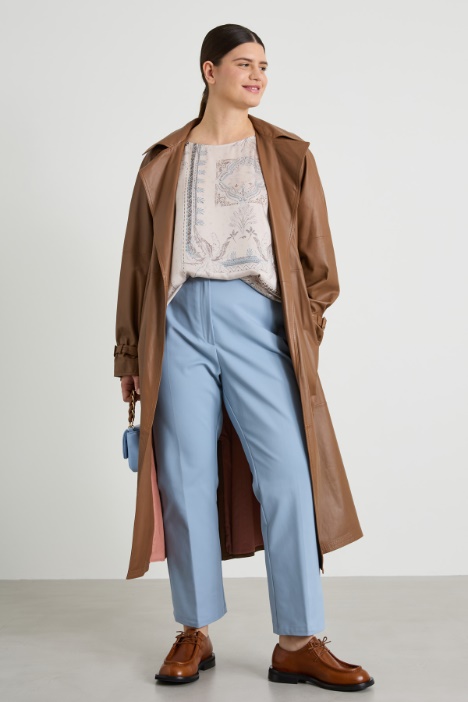 Stretch cotton trousers Intrend