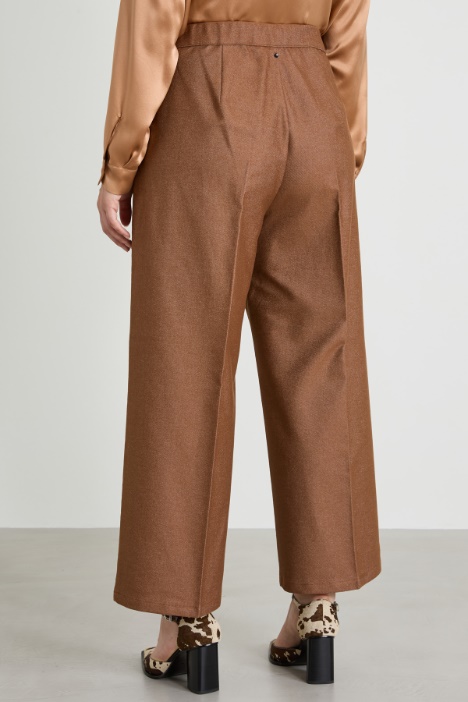 Pantaloni effetto denim