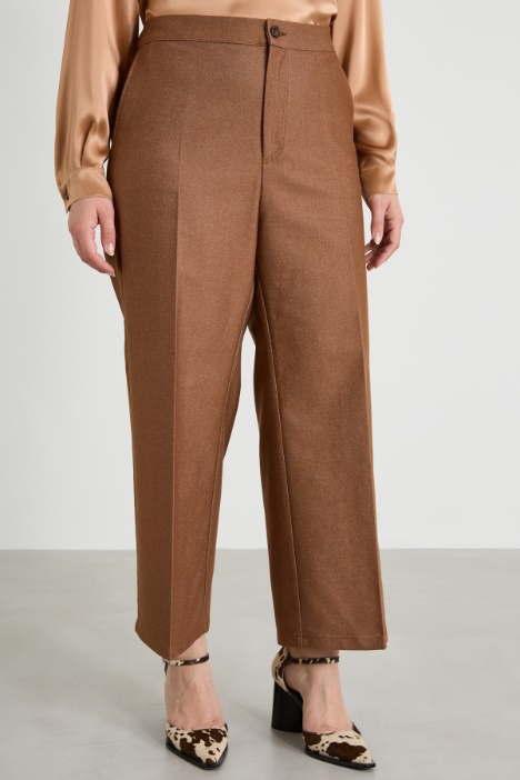 Pantaloni effetto denim