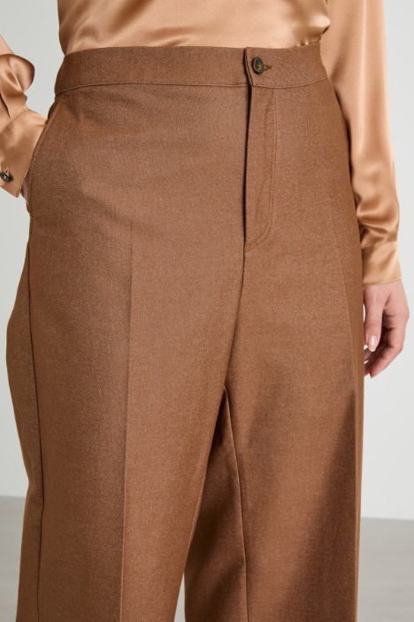 Pantaloni effetto denim