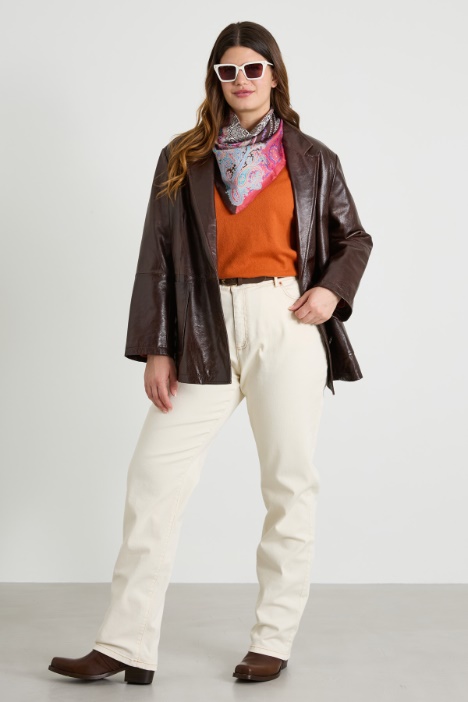Cotton bull denim trousers Intrend