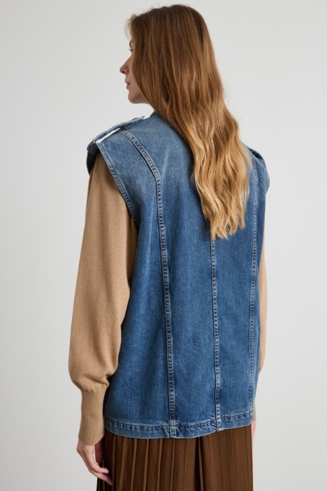 Gilet in denim