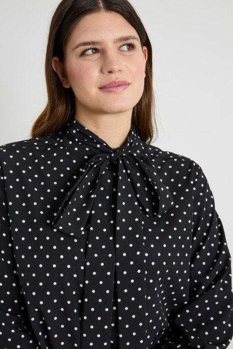 Camicia in crépe de chine