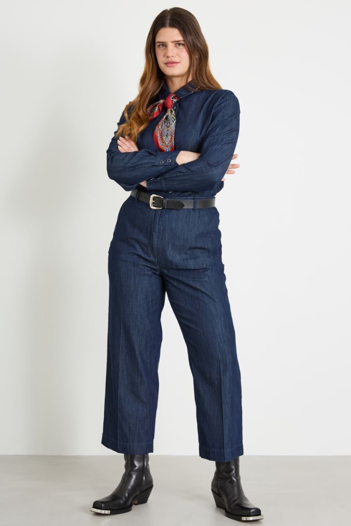 Lightweight denim shirt Intrend - 3