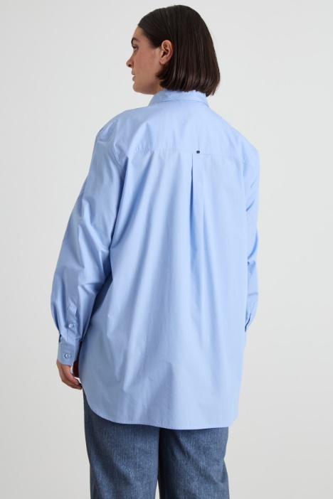 Camisa de popelina con bordado