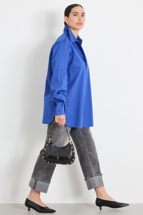 Cotton satin shirt Intrend