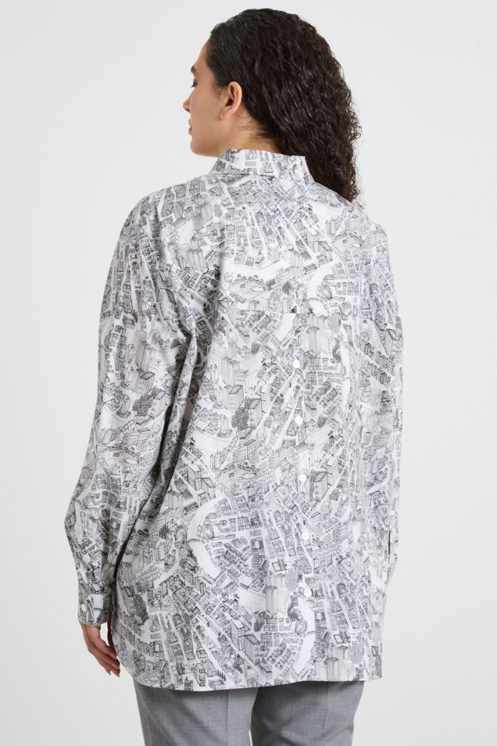 Cotton poplin shirt Intrend - 2