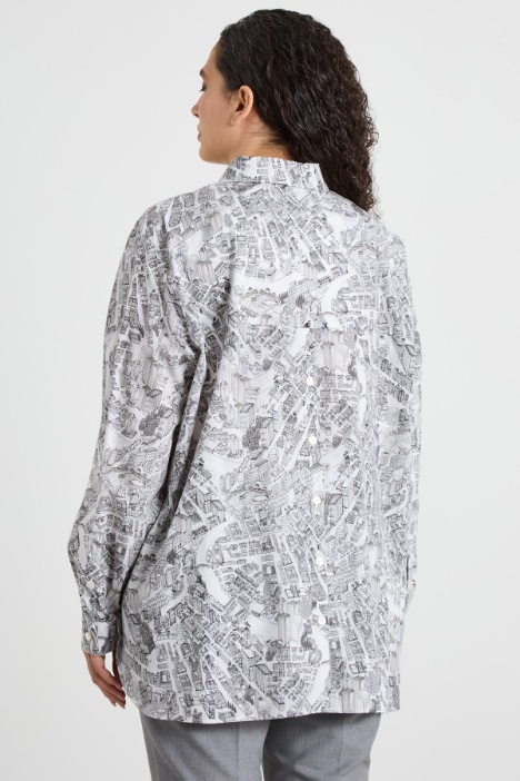 Camisa de popelina de algodón