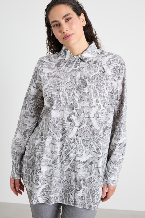 Cotton poplin shirt Intrend
