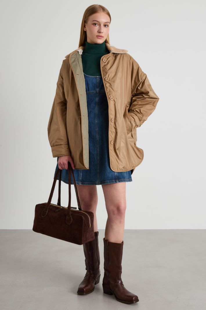Mini dress in denim Intrend