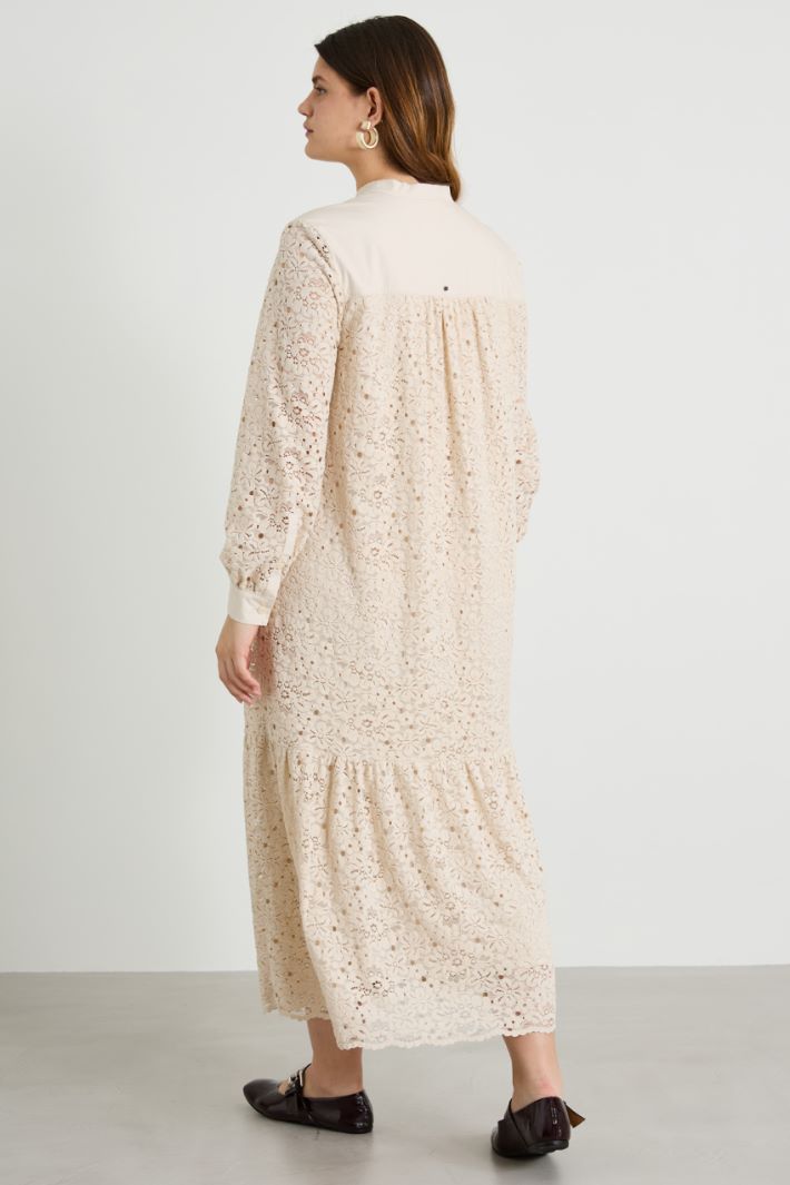 Lace and cotton dress Intrend - 3