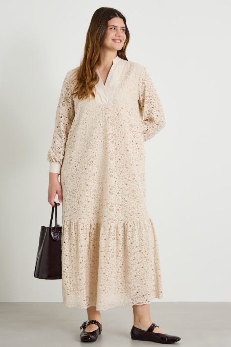 Lace and cotton dress Intrend