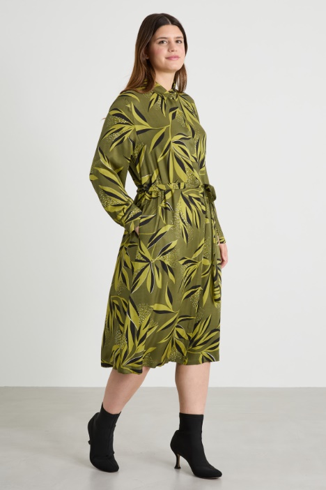 Abito chemisier in twill