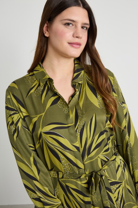 Abito chemisier in twill