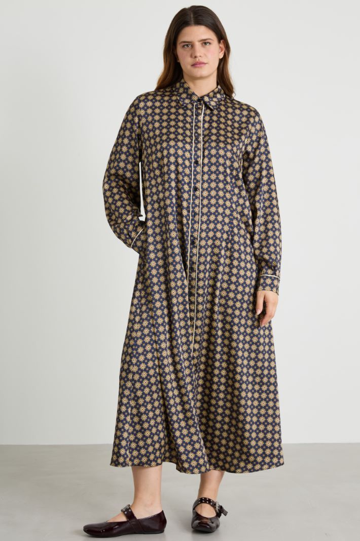 Printed twill dress Intrend - 2