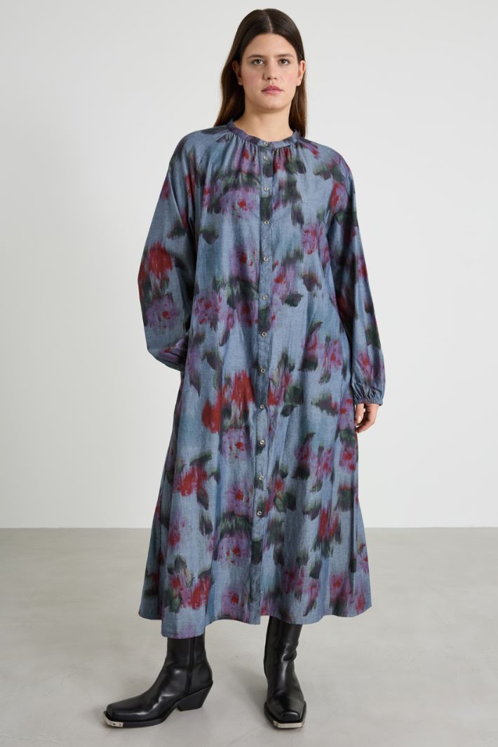 Long chambray dress Intrend - 2