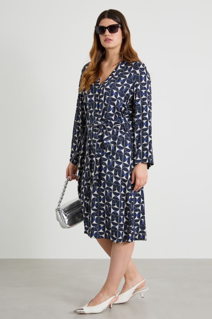 Twill dress Intrend