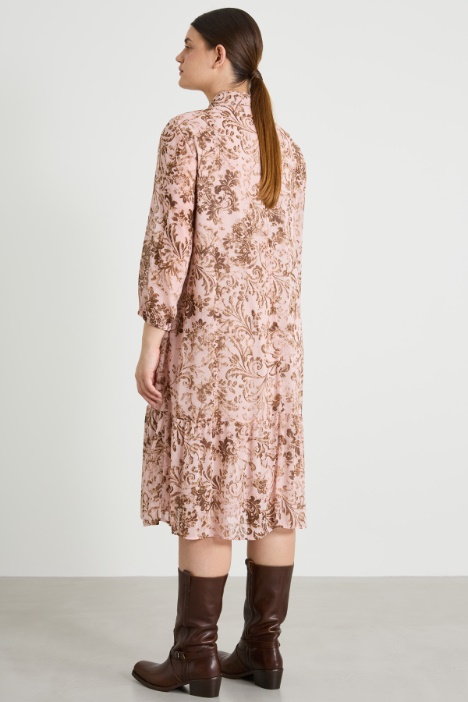 Abito in georgette stampata