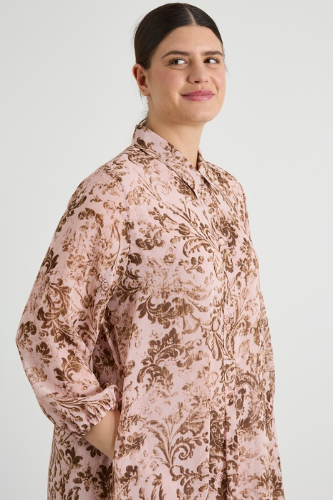 Abito in georgette stampata