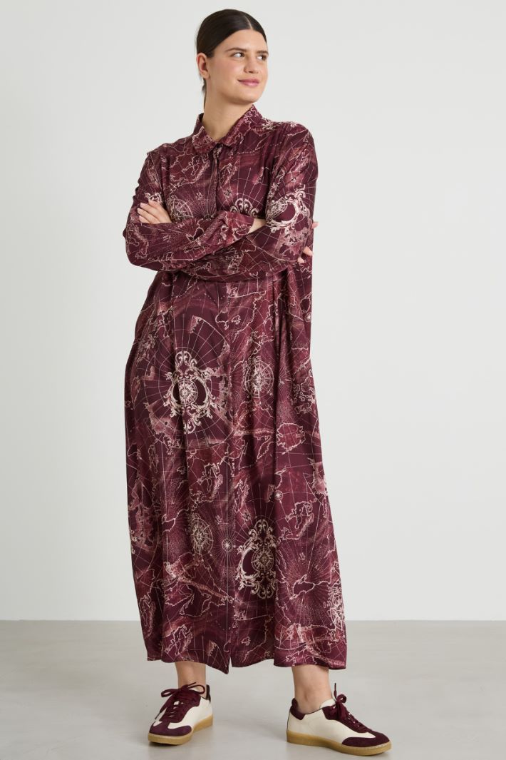 Printed twill dress Intrend - 2