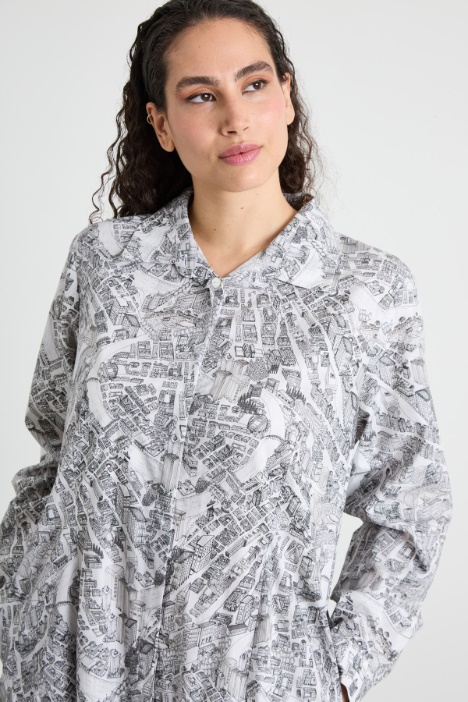 Abito in lungo in popeline