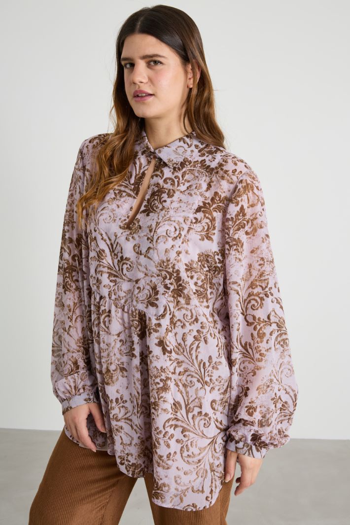 Printed georgette blouse Intrend - 2