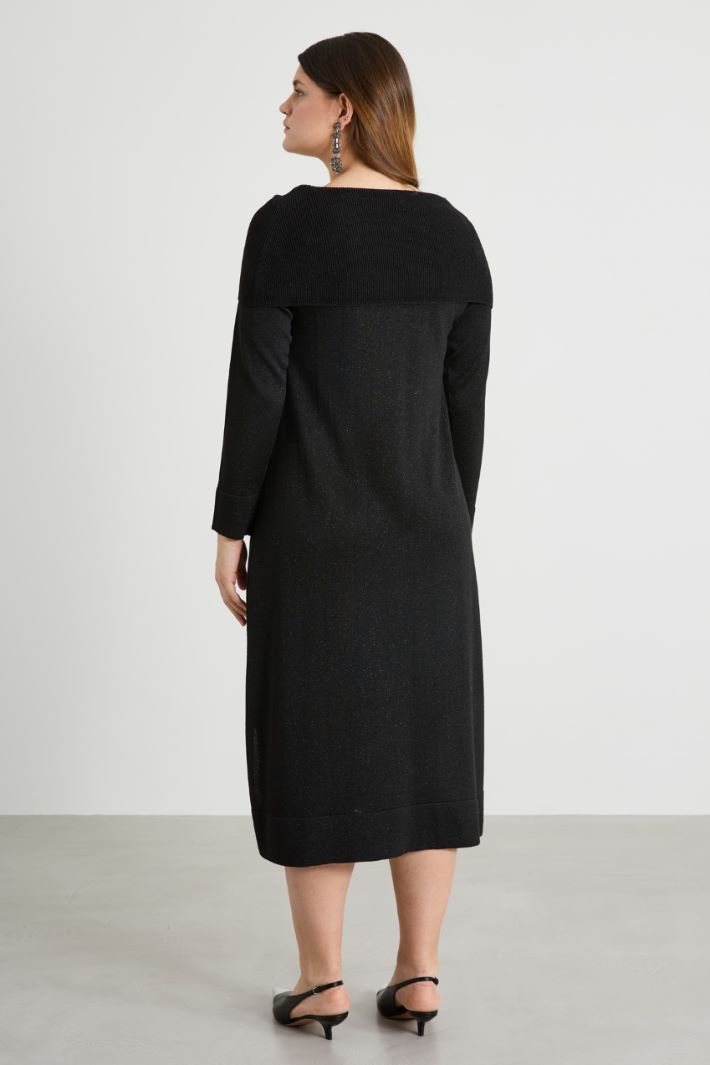 Viscose and wool dress Intrend - 3