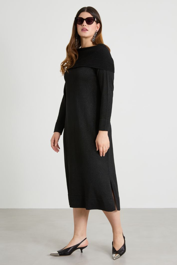 Viscose and wool dress Intrend
