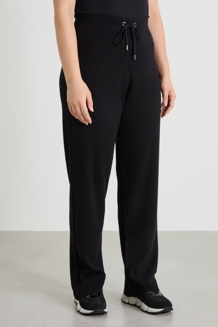 Viscose yarn trousers Intrend - 2