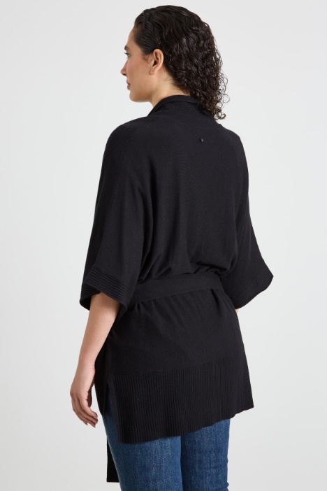 Cardigan in filato di viscosa