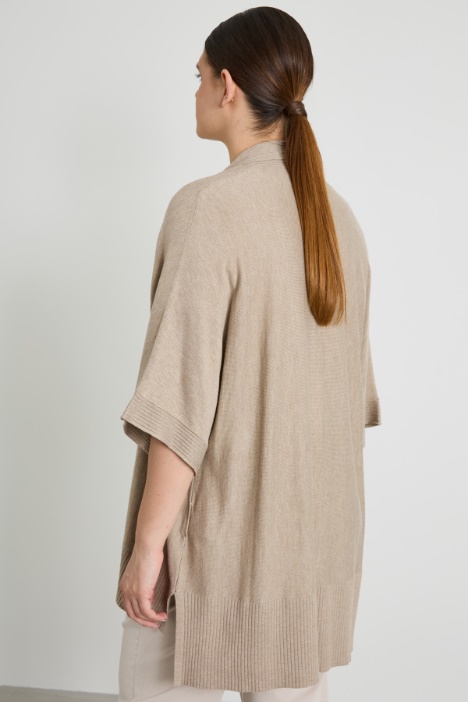 Cardigan in filato di viscosa