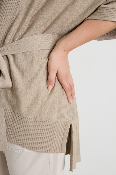 Cardigan in filato di viscosa