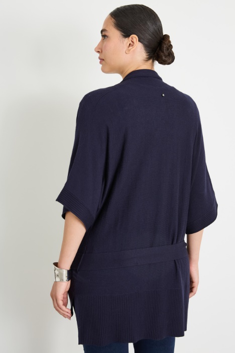 Cardigan in filato di viscosa