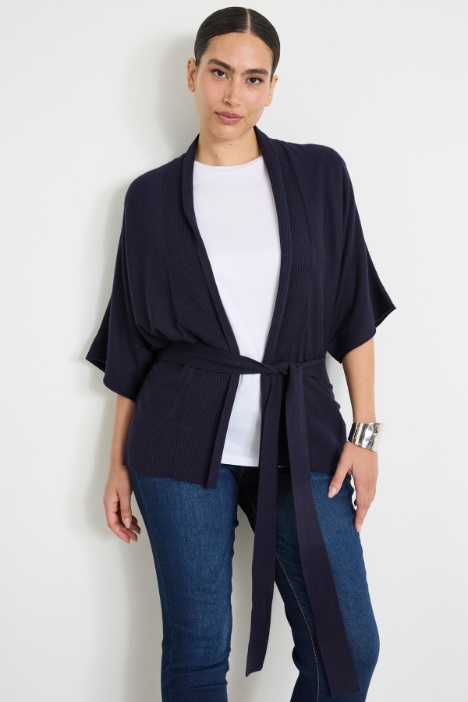 Cardigan in filato di viscosa Intrend