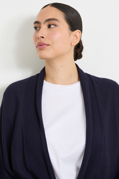 Cardigan in filato di viscosa