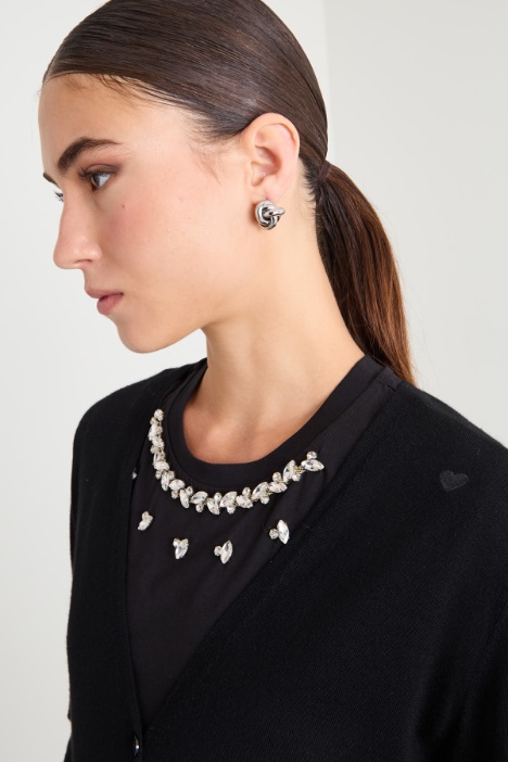 Cardigan in lana vergine