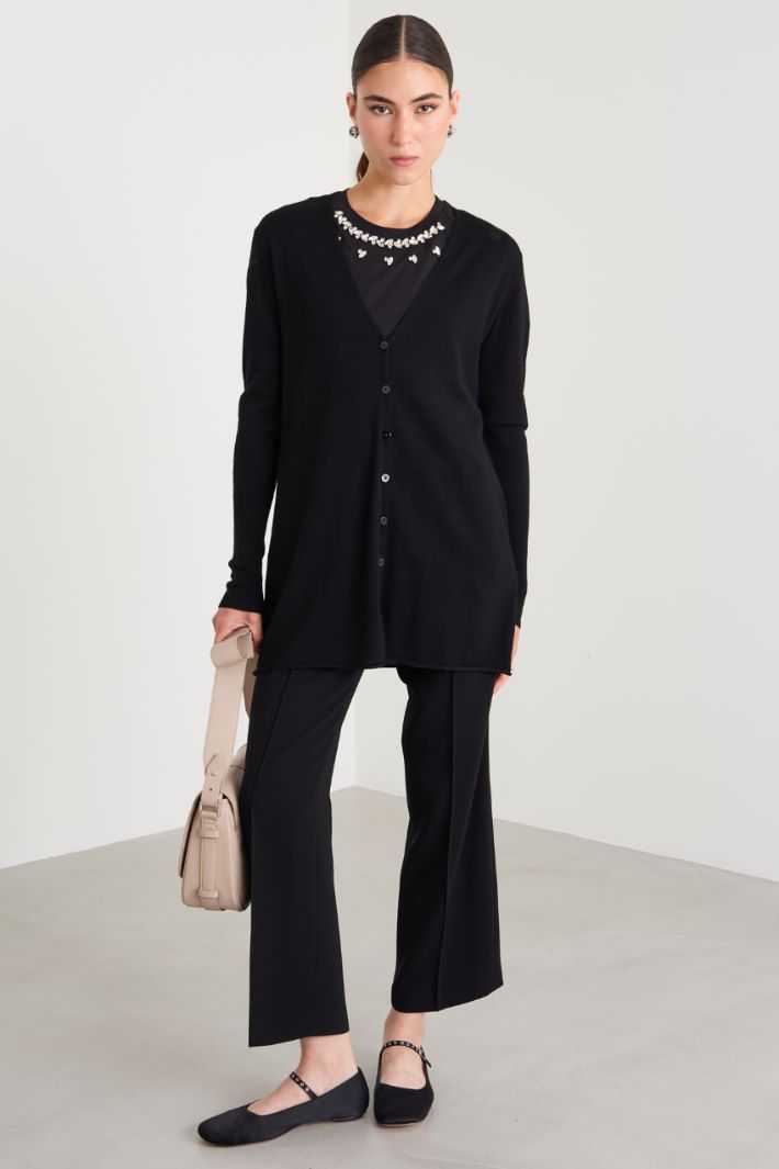 Virgin wool cardigan Intrend - 3