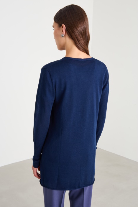 Cardigan in lana vergine