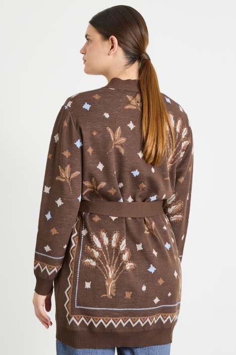 Cárdigan de mezcla de lana