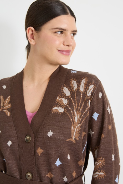 Cárdigan de mezcla de lana