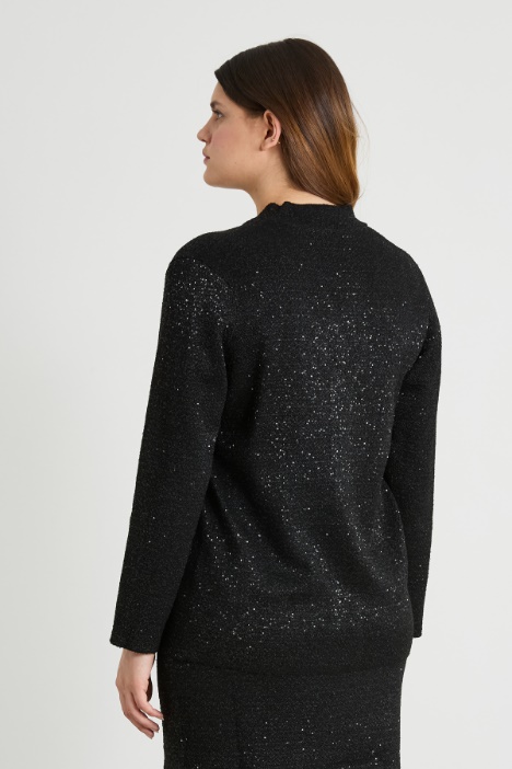 Cardigan con paillettes