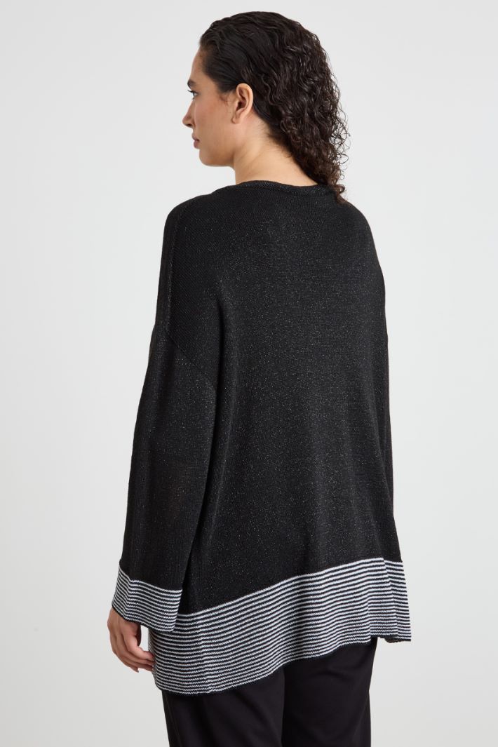 Lurex viscose cardigan Intrend - 2