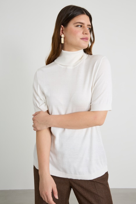 Turtleneck with short sleeves Intrend