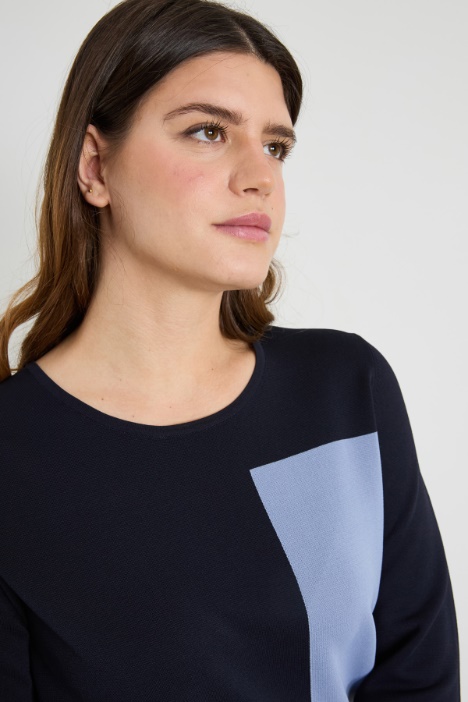 Maglia in filato crépe