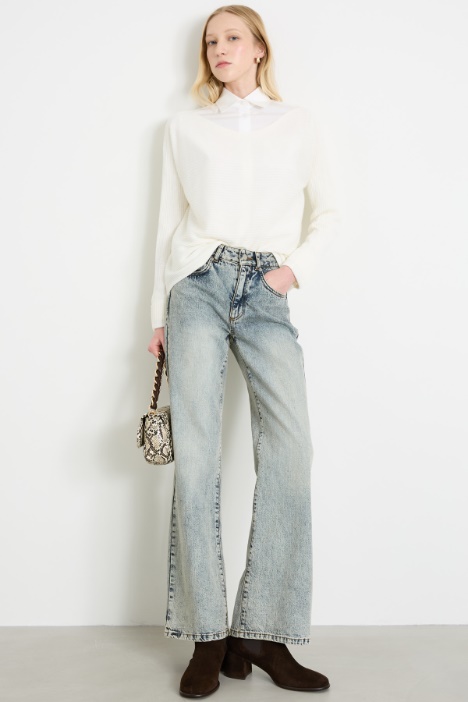 Horizontal ribbed sweater Intrend