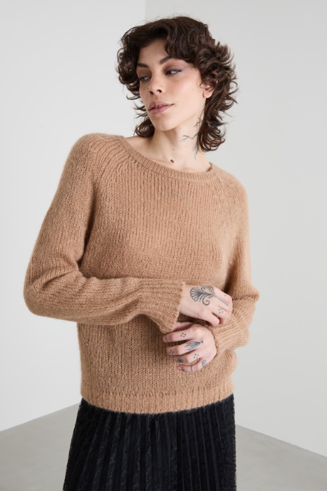 Maglia con scollo rotondo